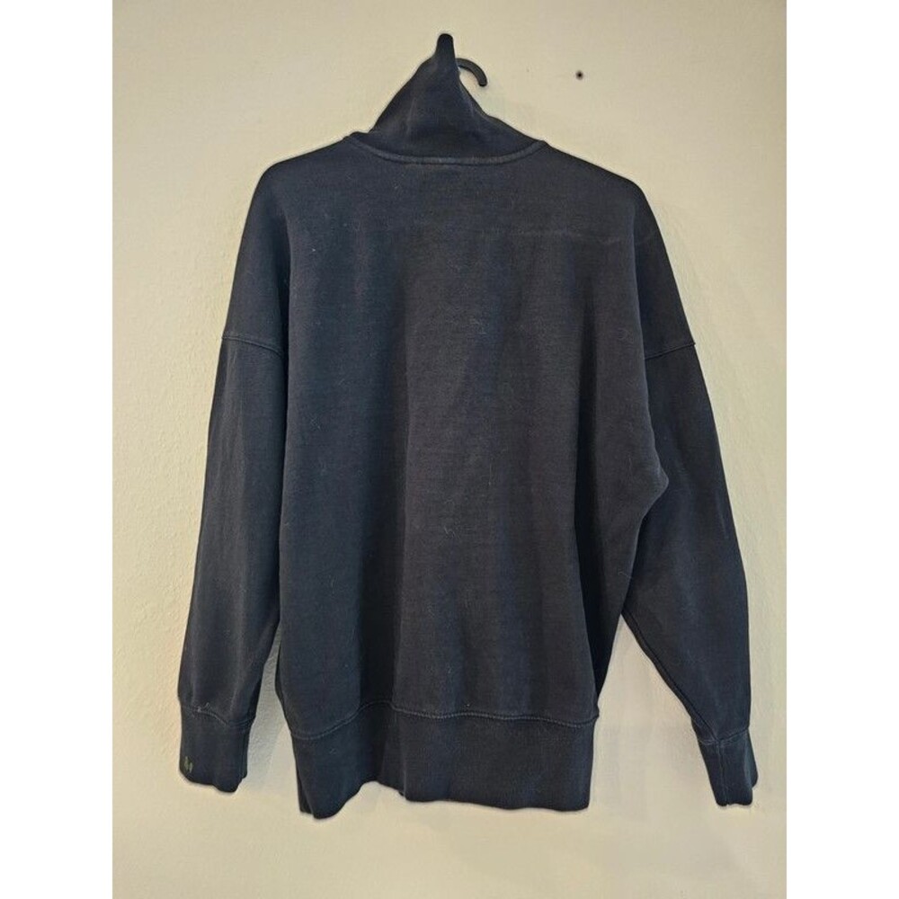 Adidas Originals Women's Lock Up Half Zip Sweatshirt Black Size S - Picture 3 of 14